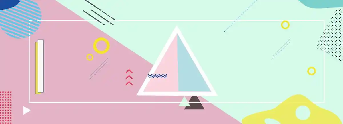 服装销售蓝绿色背景文艺海报banner