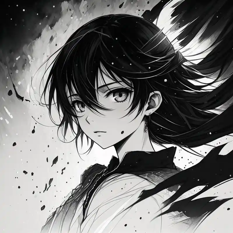 黑色系头像,酷酷的感觉,谁能拒绝呢?反正我不能,哈哈哈.