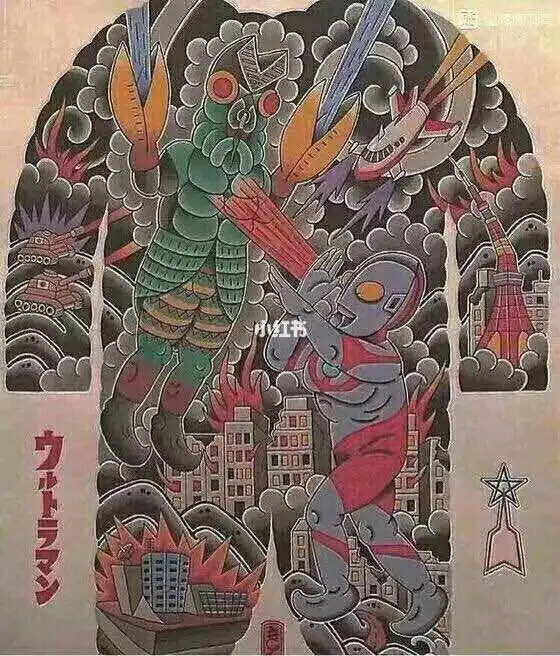 纹身就要纹额勒金德的  初代奥特曼大战宇宙忍者巴尔坦星人