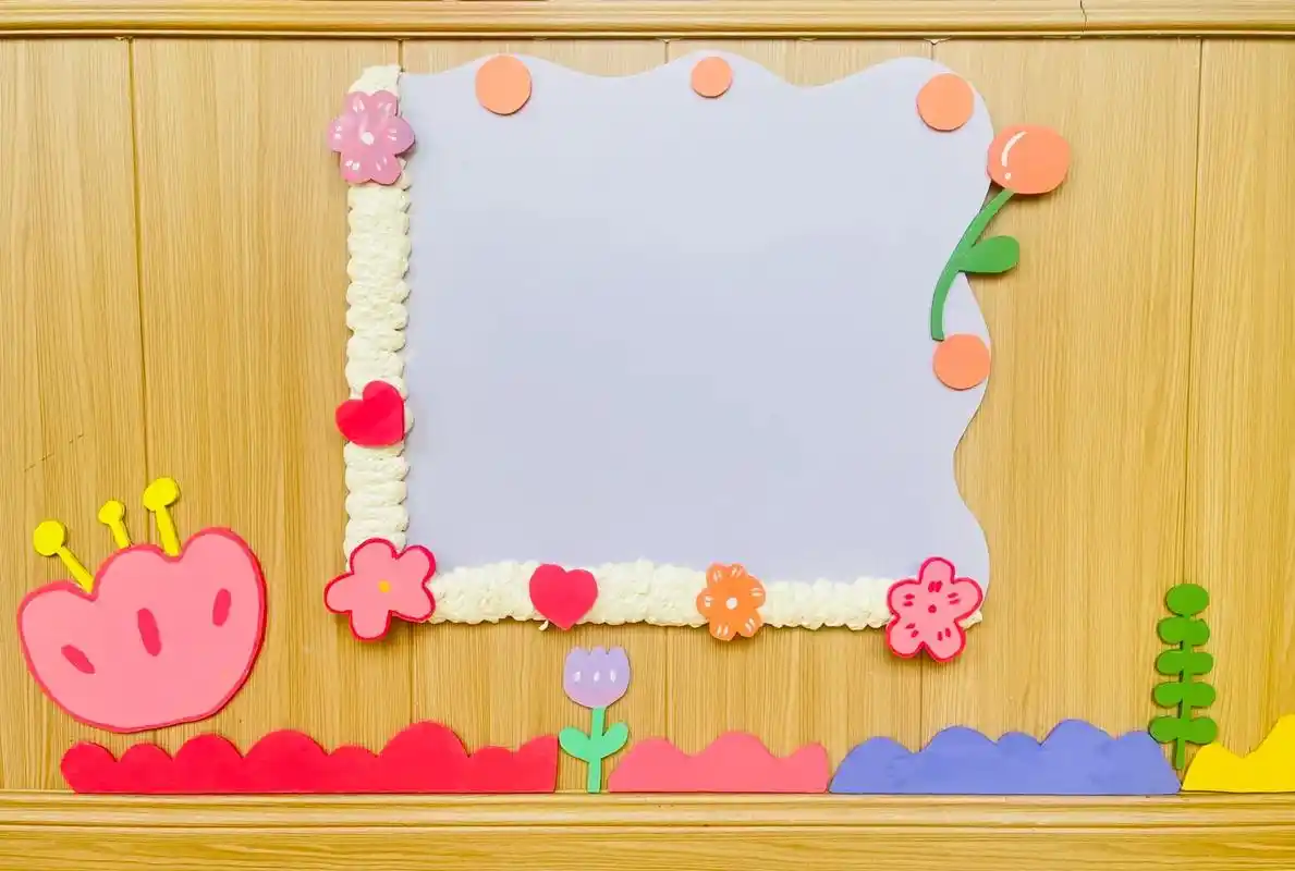 幼儿园环创 主题墙边框ins,开学就可以做了!可爱风哦!简单 - 抖音