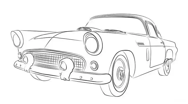 汽车_素描_老爷车_图片大全—全景创意图库(quanjing.