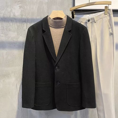 佐文森(zuowensen)加厚秋冬季帅气韩版西服复古休闲潮流小西装外套