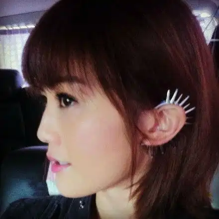 阿sa蔡卓妍其实是个挺美的姑娘,但是侧脸有些扁平,所以显得不那么美.