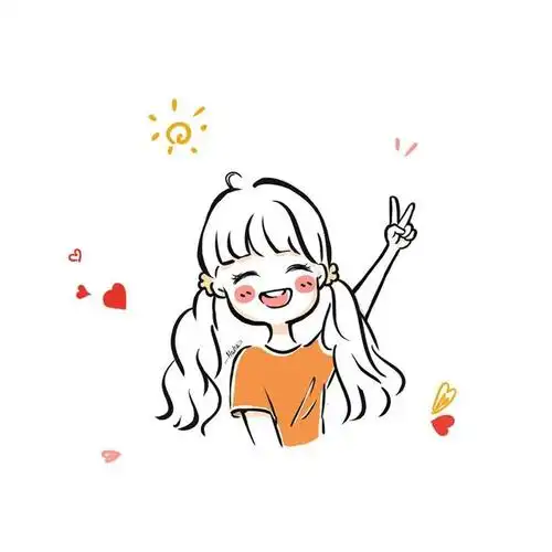 卡通人物简笔画美少女,卡通人物简笔画美少女怎么画(手绘可爱简笔画)