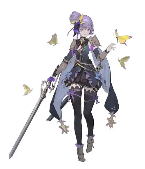 插画来自微博人设少女服装设计立绘全身立绘侵删侵删侵删