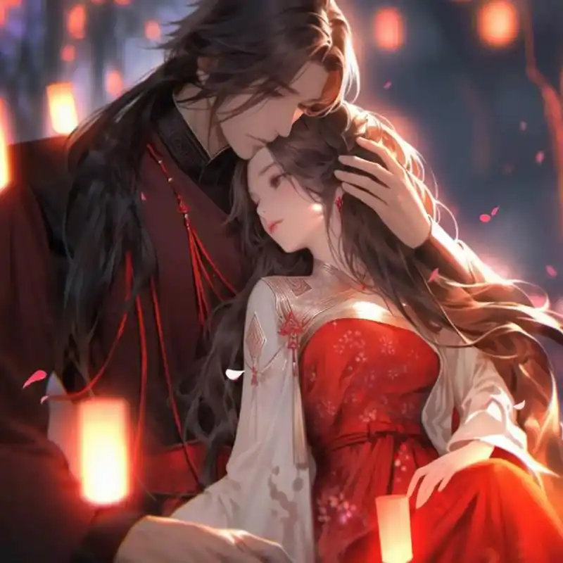 甜酥酥古风情侣头像|红衣系列 676767