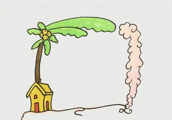 手残党专用手抄报花边简笔画卡哇伊手帐边框简笔画手帐边框素材简笔画