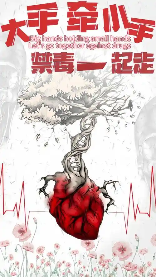 昌医院59"拒"毒作者:黄鑫单位:南宁市隆安县雁江镇政府60禁毒海报作者