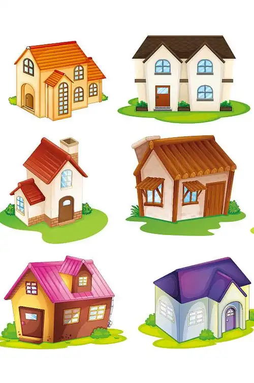 创意矢量房子房租元素设计