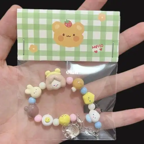 石塑粘土手链  #rico