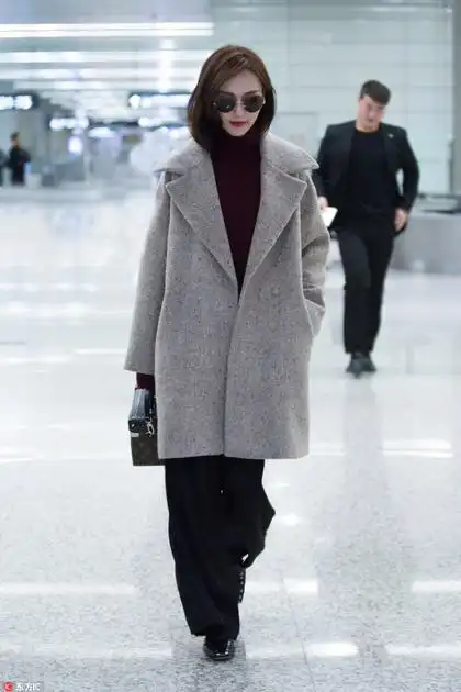 这几件大衣才是冬日保暖界颜值担当|大衣|街拍|唐嫣_新浪时尚_新浪网