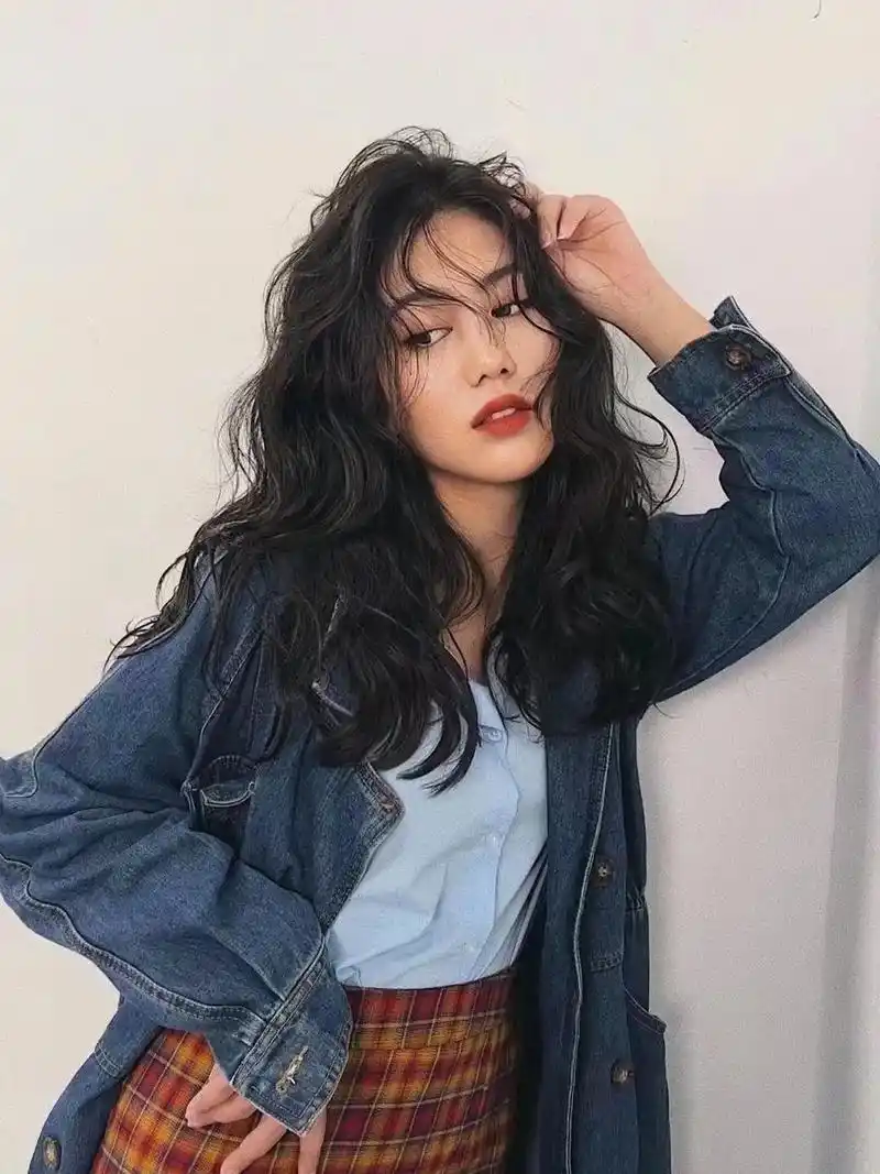 中长发发型慵懒风免法式烫发超显 - 抖音