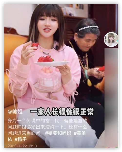 杨子侄女杨帅惹争议,称自己不是富二代,全身行头不抵网红一个包