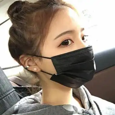 口罩遮脸侧脸头像 头像图片大全 -【爱个性】
