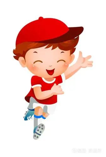 运行的男孩体育运动员