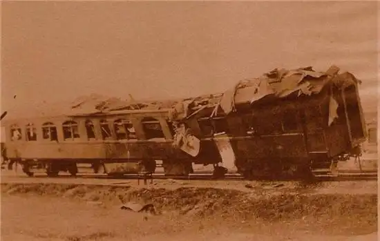 原创张作霖之死老照片直击皇姑屯事件张作霖专列火车被炸现场