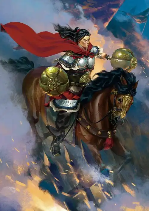 古代将领人物厚涂