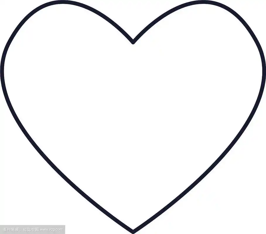 勾勒爱心浪漫白色背景