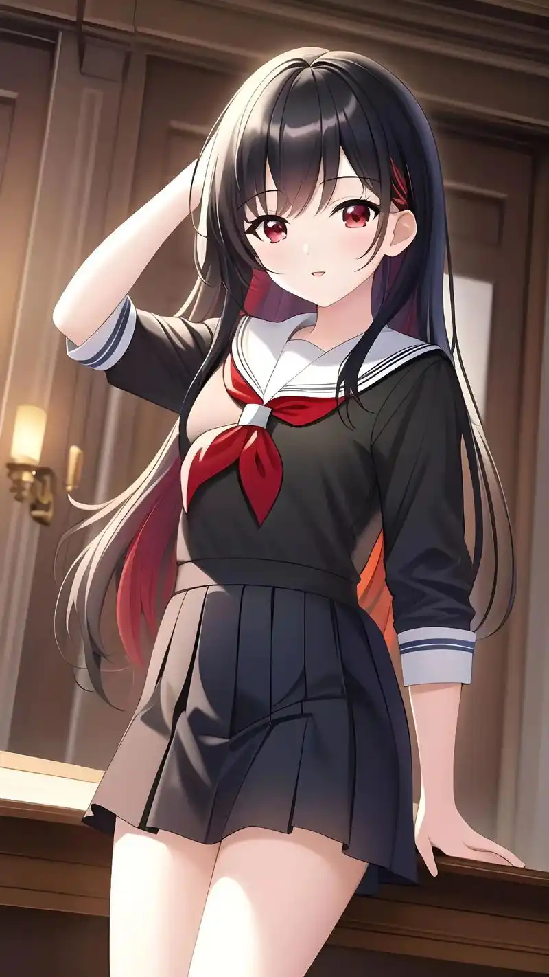 蜜桃可爱妹子#动漫壁纸 #ai绘画#壁纸#二次元 - 抖音