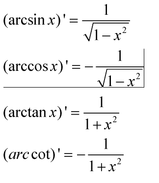 反三角函数求导._百度教育