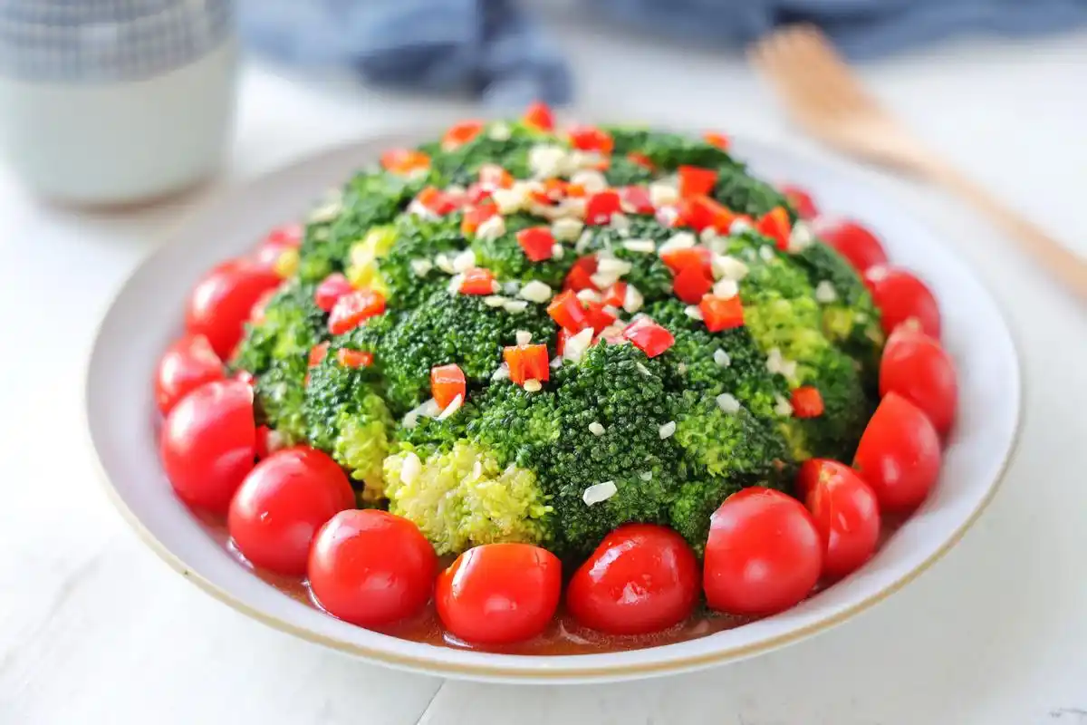 西兰花还可以这样吃颜值高又喜庆做法简单过年家宴就这样做