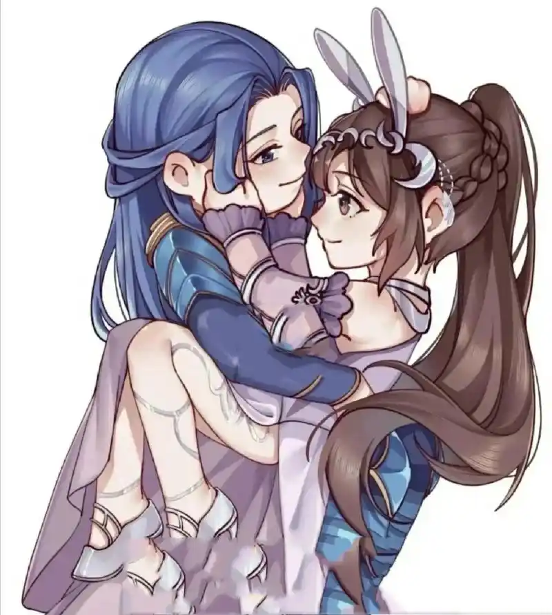 唐三和小舞的q版壁纸来了