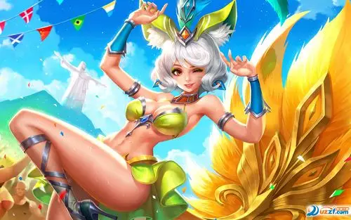 妲己热情桑巴皮肤电脑壁纸