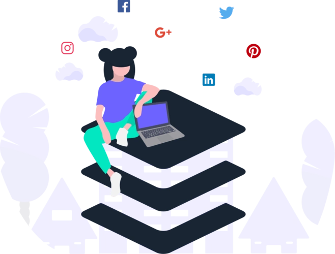 100张高大上ppt插画背景图png素材免费下载