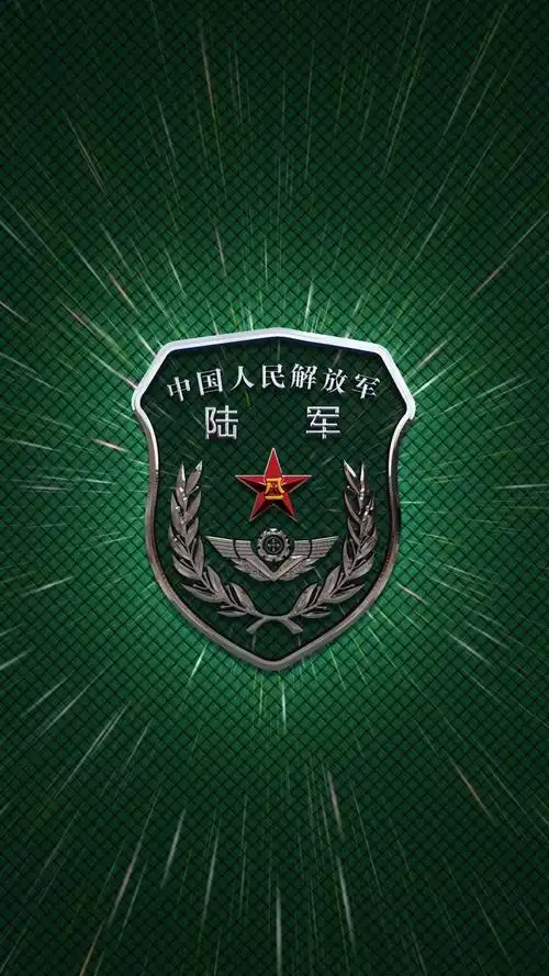 中国陆军徽章,标准制作的手机动感壁纸(副本)