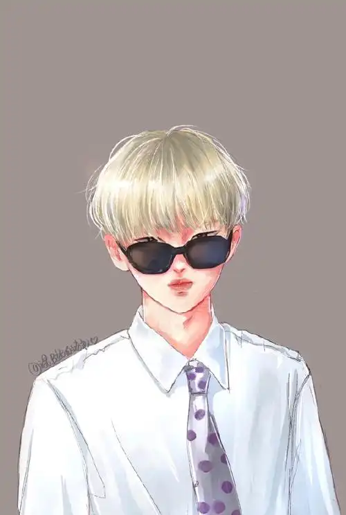 周震南超话zzn#周震南 队长是一辈子的事情#【手绘】少年@r1se-周震南