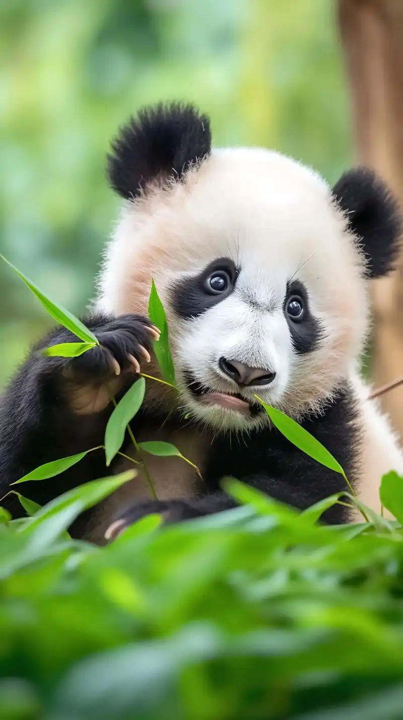 如此可爱的熊猫宝宝,能有什么烦恼呢?#大熊猫 #这也太可爱了 - 抖音