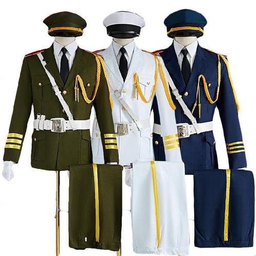 三军海陆空军装高中班活动演出服升旗手服装学生仪仗队礼服