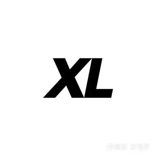 xl 字母设计向量