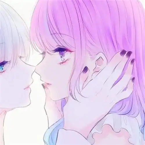 温馨情侣头像动漫图片