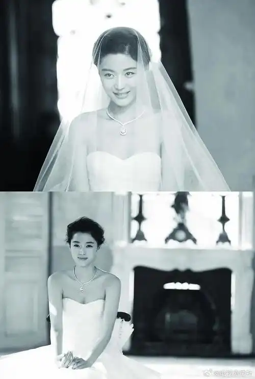 全智贤旧照,十年前拍的婚纱照好美!