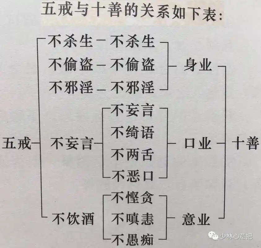 五戒十善是指佛教中的五戒和十善道