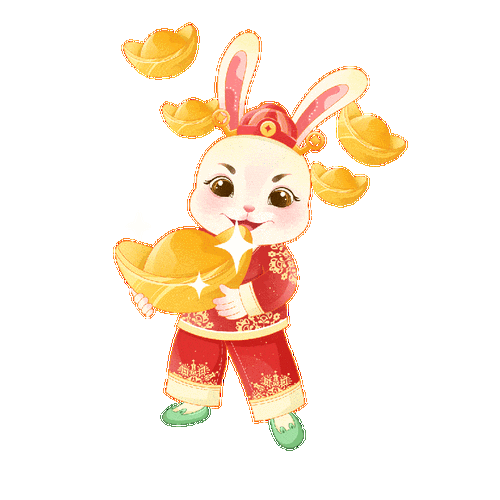 祝兔年春节快乐,鸿运开,鸿福到,鸿兔大展!_祝福_生活_平安
