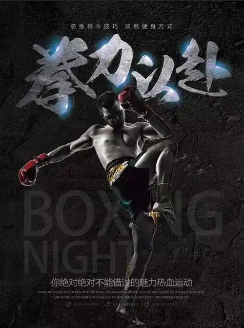 拳击海报