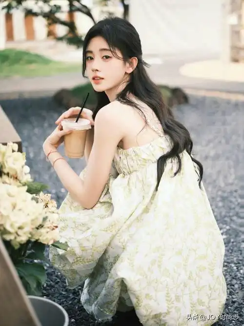 鞠婧祎带给你的夏日少女感穿搭,清凉又可爱,你get了吗?