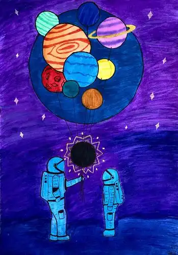 平顺中学第五届"科技创新节"科幻绘画作品