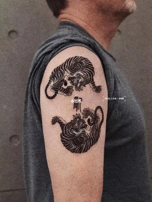 混沌两兽|newtattoo|北京纹身|暗黑系_纹身_暗黑系_刺青_newtattoo
