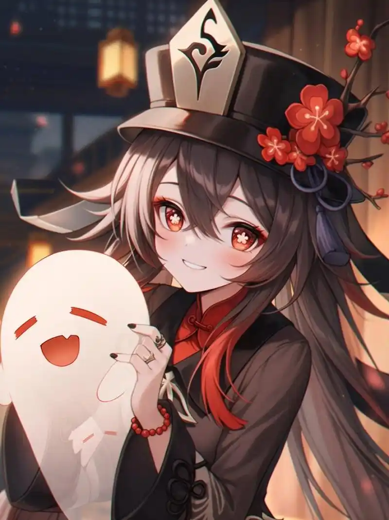 看外形似乎只是个古灵精怪的快乐少女, 实际上是往生堂第七十七代堂主