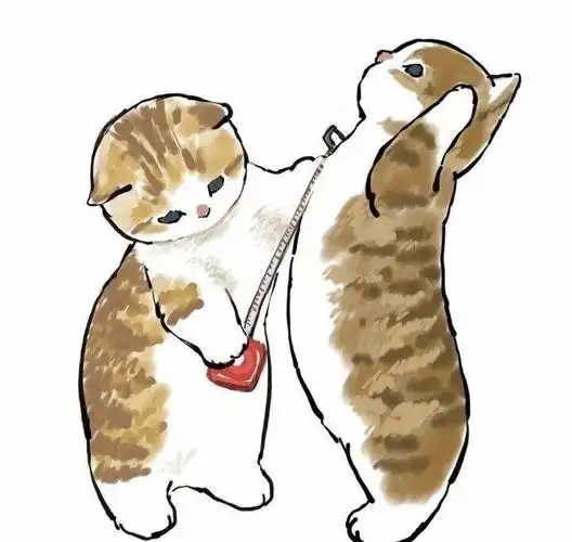 插画100幅可爱猫咪绘画萌化你的心