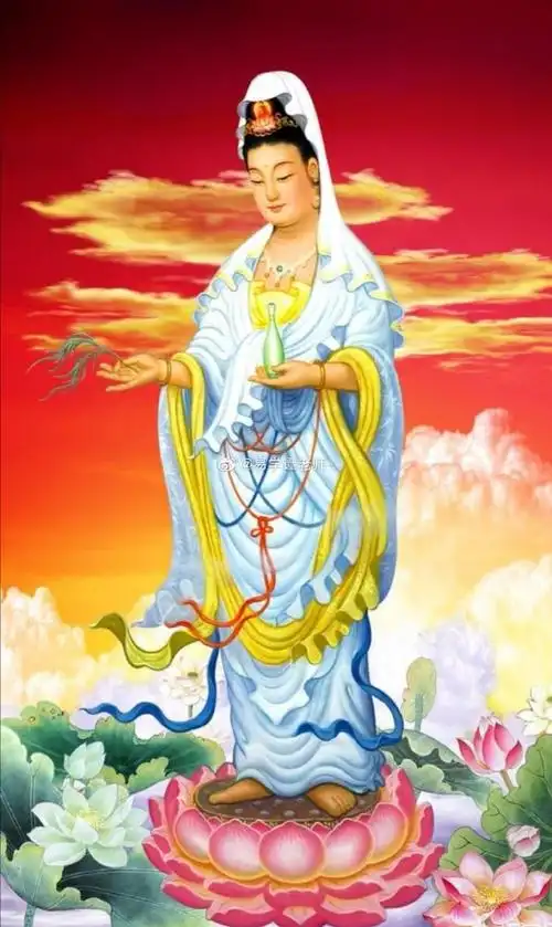 转赞南无大慈大悲观世音菩萨,消除病痛,万事如意 050505#观音