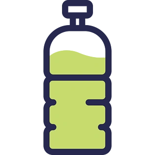 卡通矿泉水瓶图标pngpsd2000*2000酒瓶子33pngpsd2000*2000汽水绿色