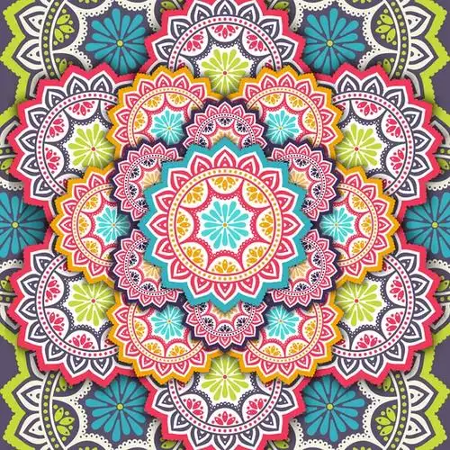 几何花纹图案矢量素材