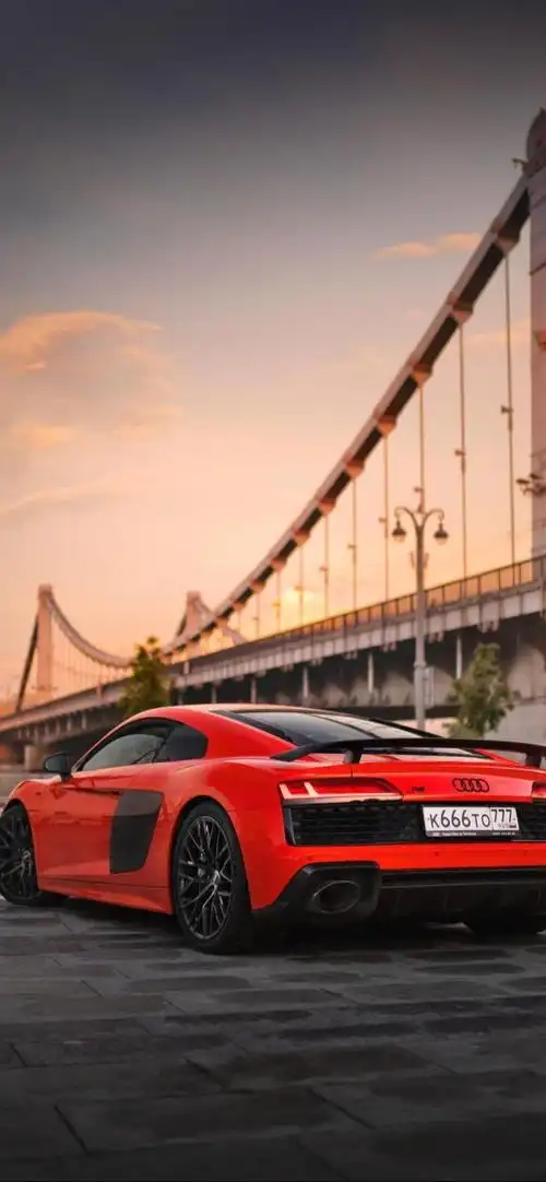 炫酷的奥迪r8跑车,高清图片,手机锁屏桌面-壁纸族