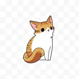 卡通手绘猫咪