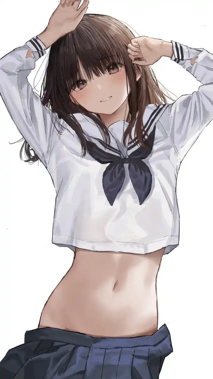 二次元# 水手服少女