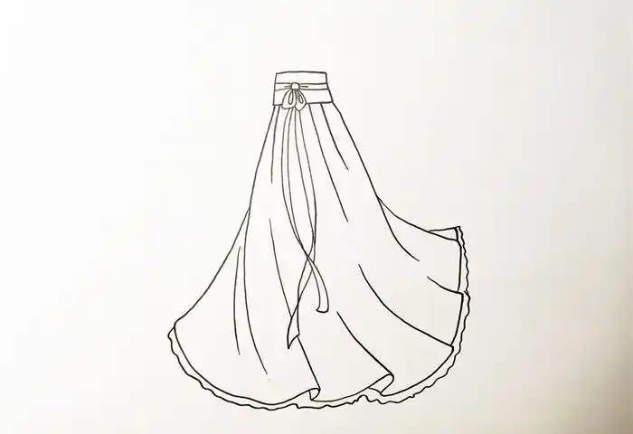 古装裙子简笔画教程简笔画教程简笔画大全